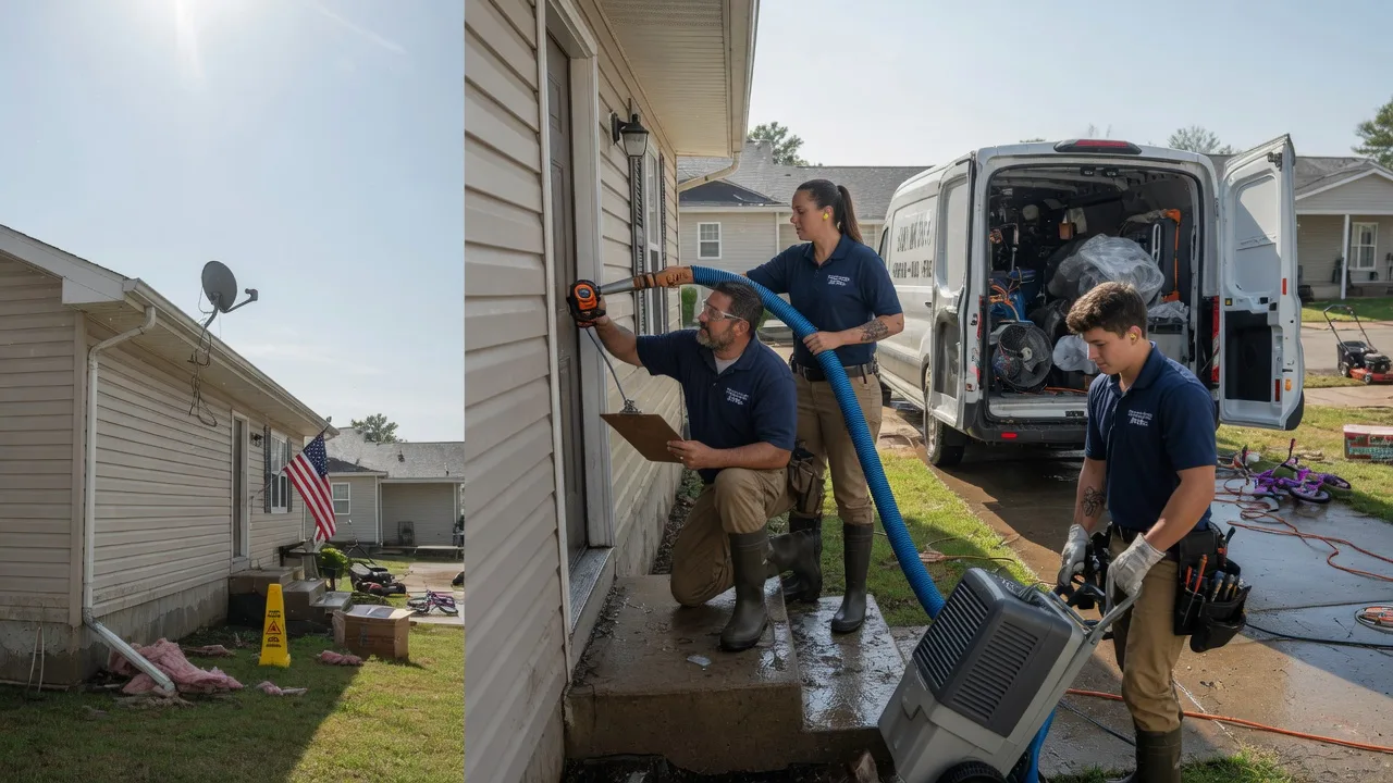 Ceiling Water Damage Restoration in Lee Center, IL near me